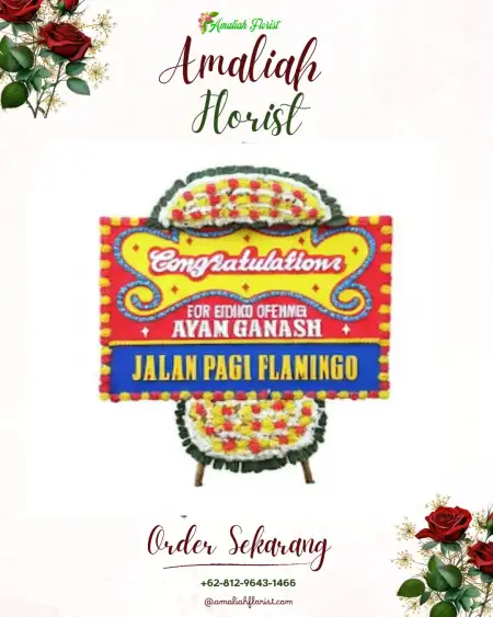 Sewa Papan Bunga Melai